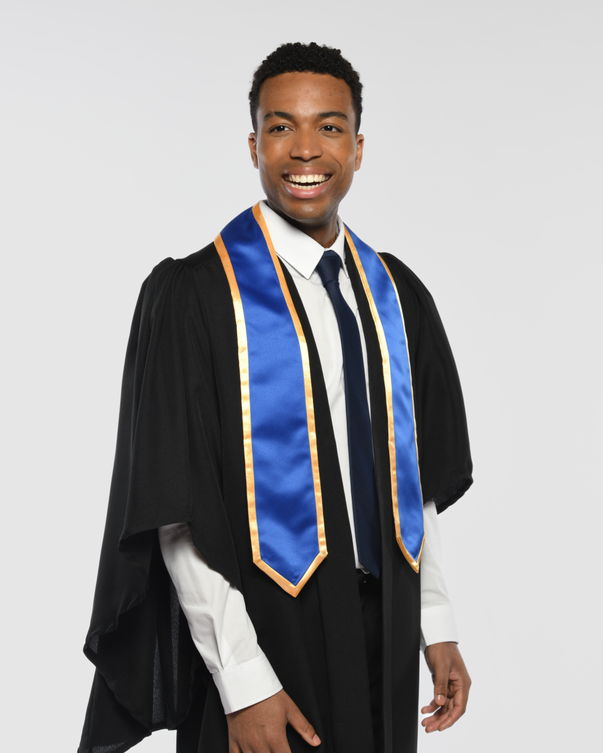 Deluxe Graduation Stole with a Half Inch Binding