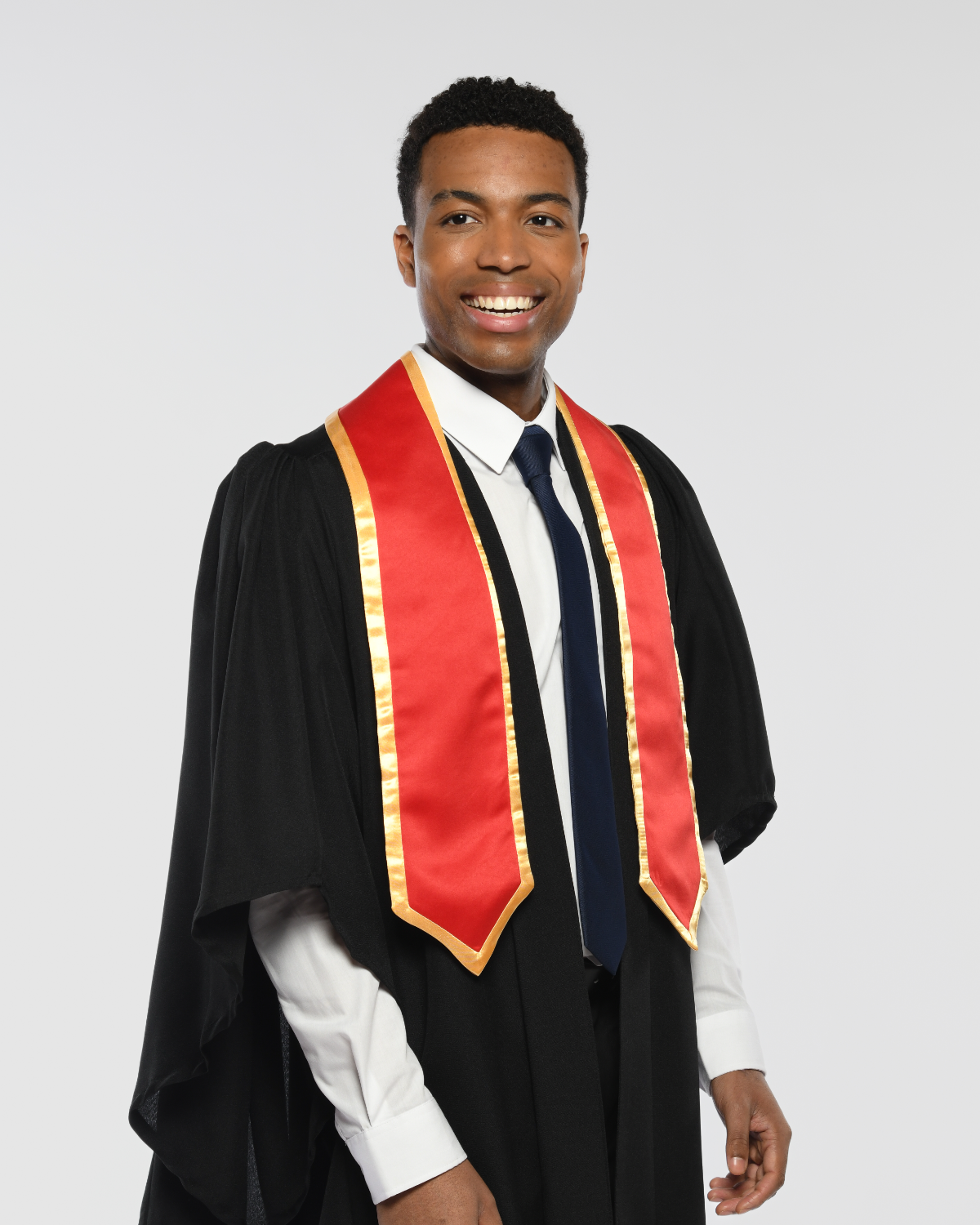 Deluxe Graduation Stole with a Half Inch Binding