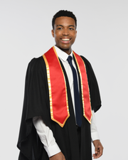 Deluxe Graduation Stole with a Half Inch Binding