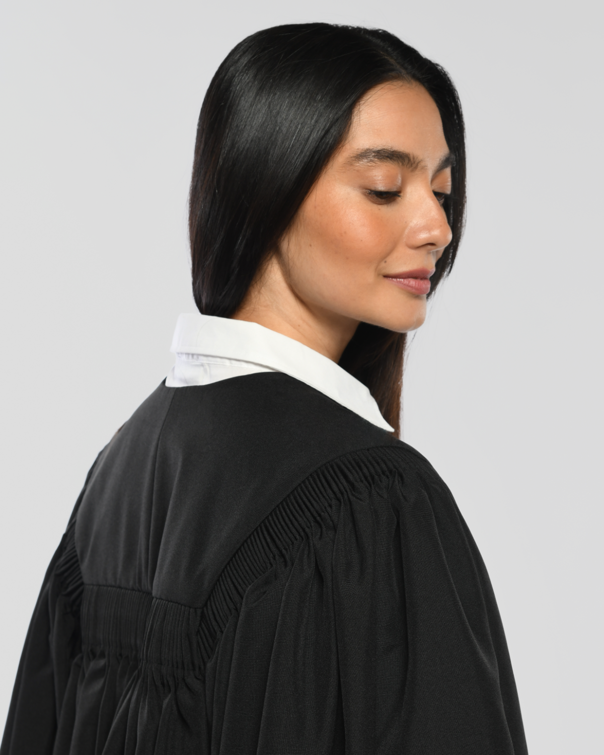 Fluted Bachelor Graduation Gowns