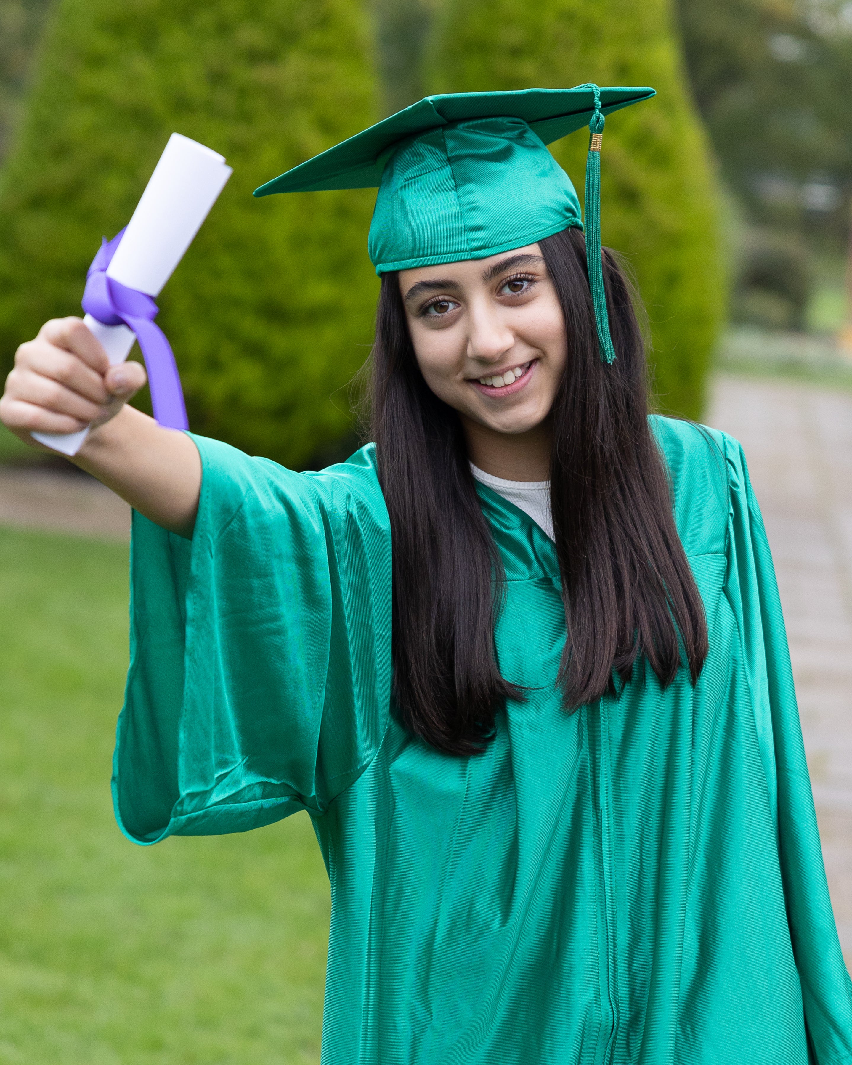 Shiny Primary School Graduation Gown and Cap