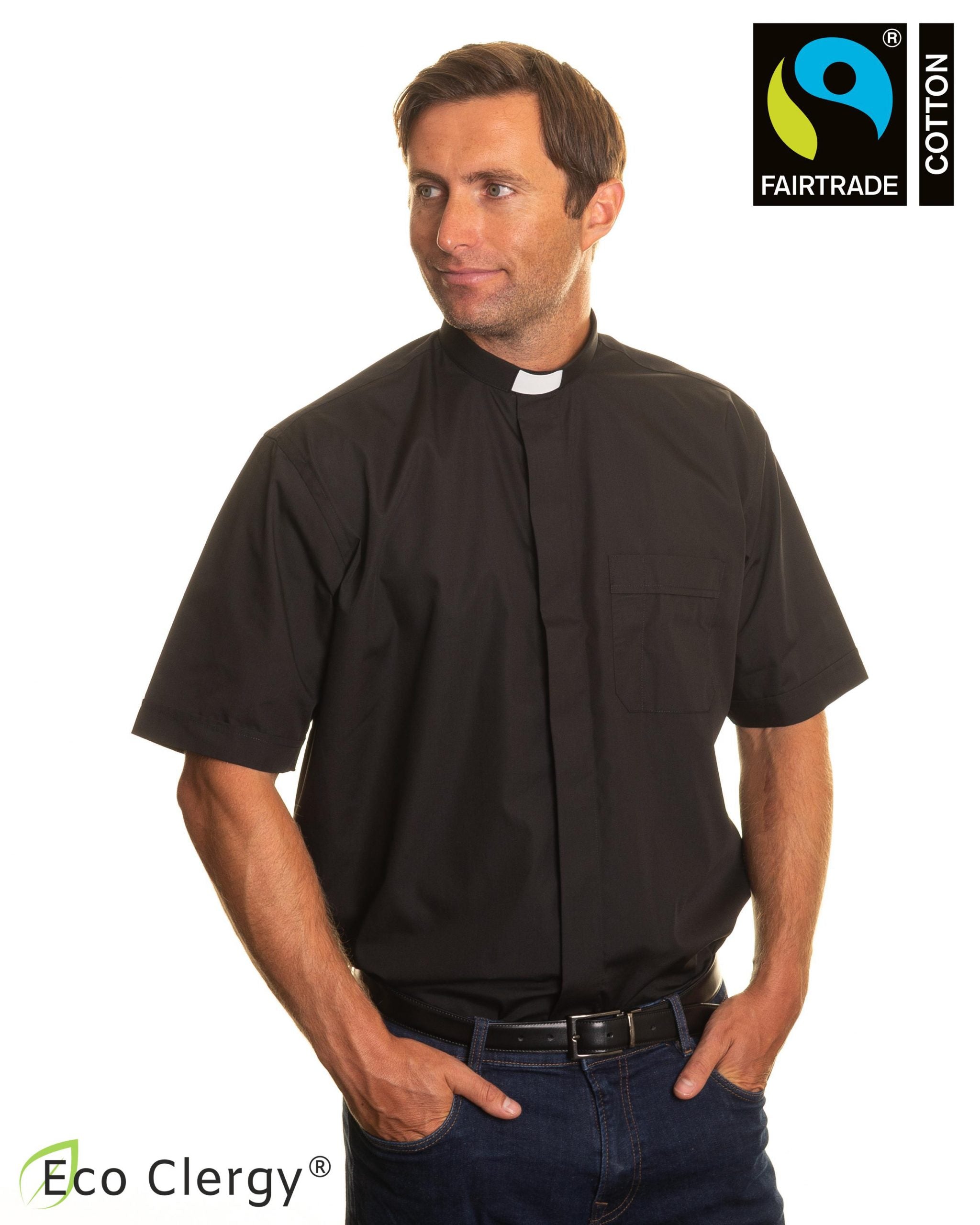 Eco Clergy Fairtrade Tunnel Collar Shirt