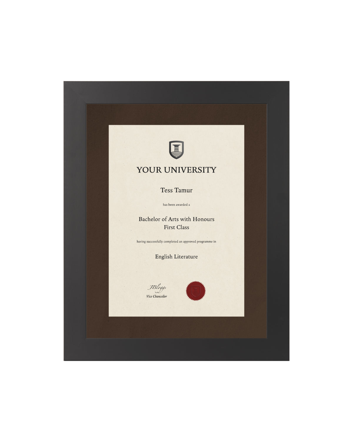 Degree / Certificate Display Frame - Modern Style