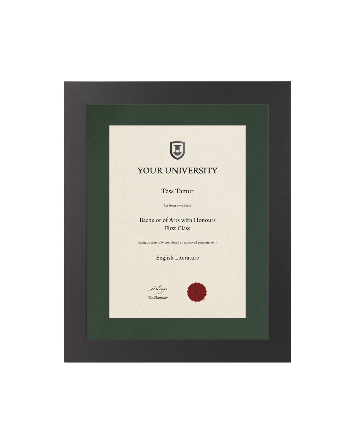 Degree / Certificate Display Frame - Modern Style