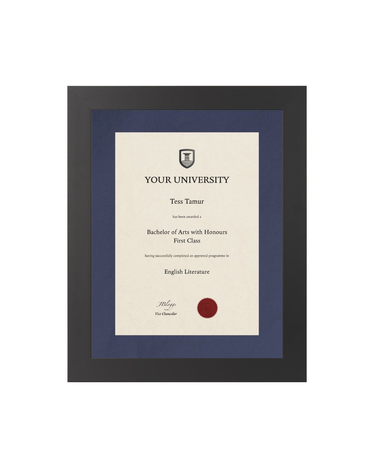 Degree / Certificate Display Frame - Modern Style