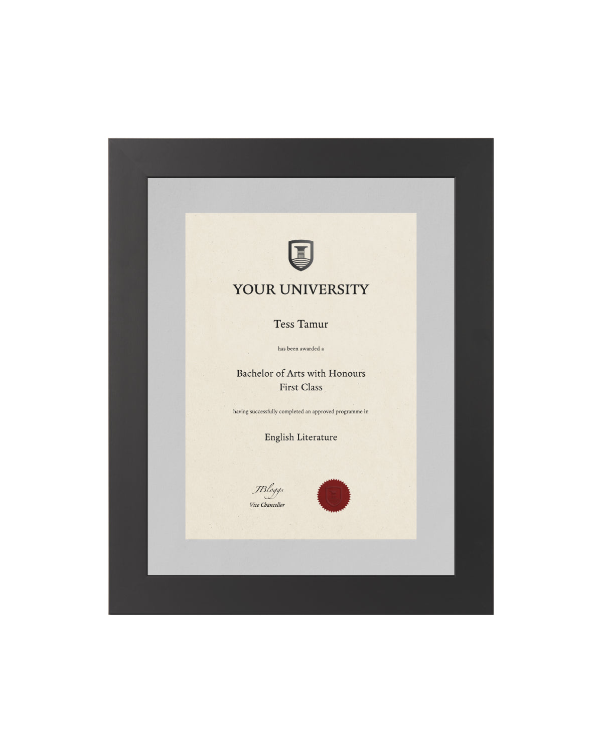 Degree / Certificate Display Frame - Modern Style