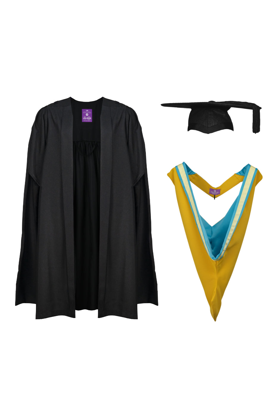 University of Bath | MA | Master of Arts Gown, Cap and Hood Set