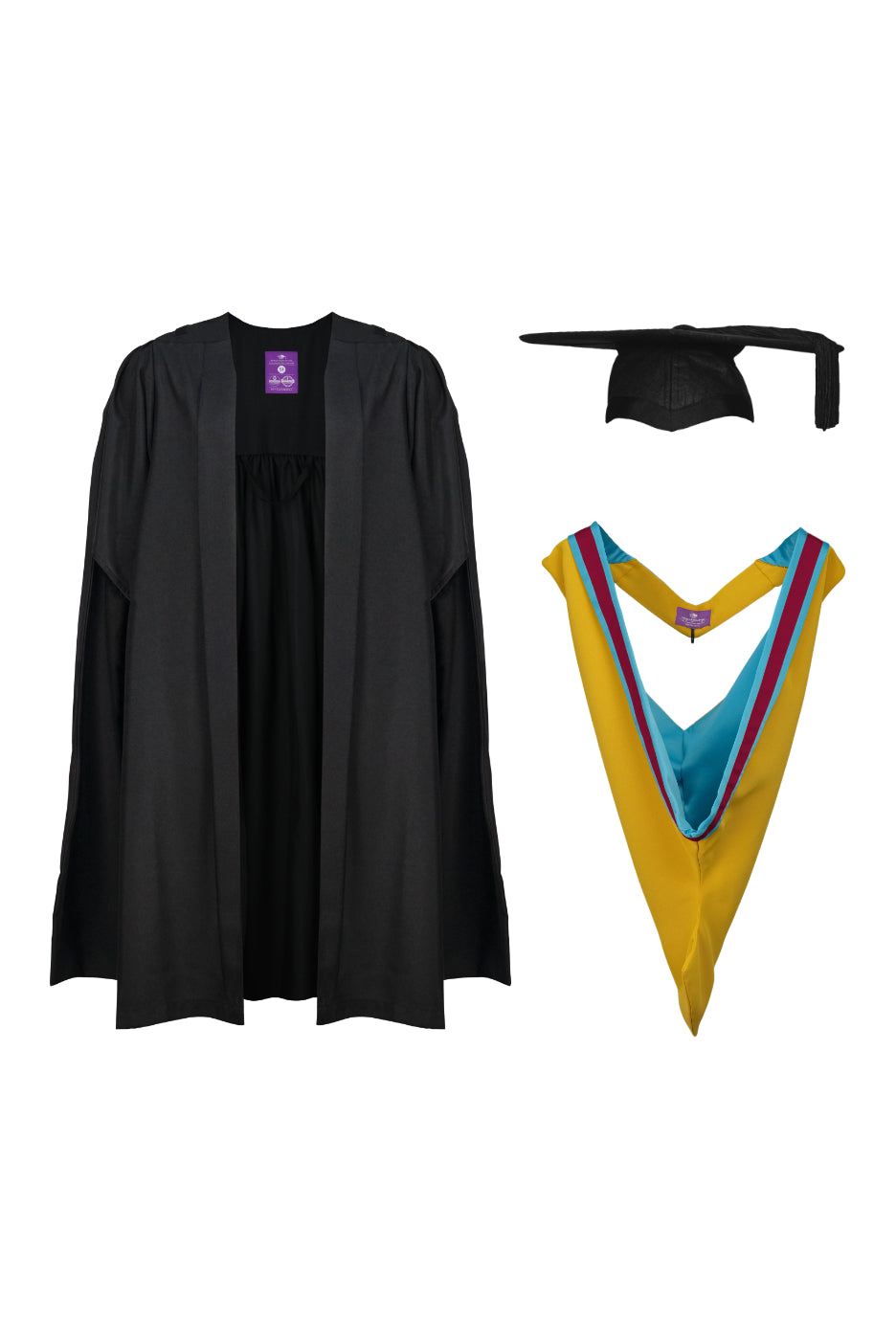 University of Bath | MArch | Master of Architecture Gown, Cap and Hood Set