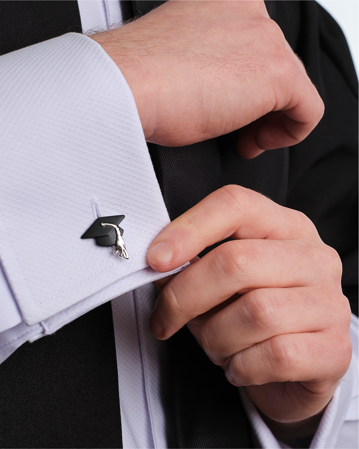 Onyx-Art Graduate Cufflinks