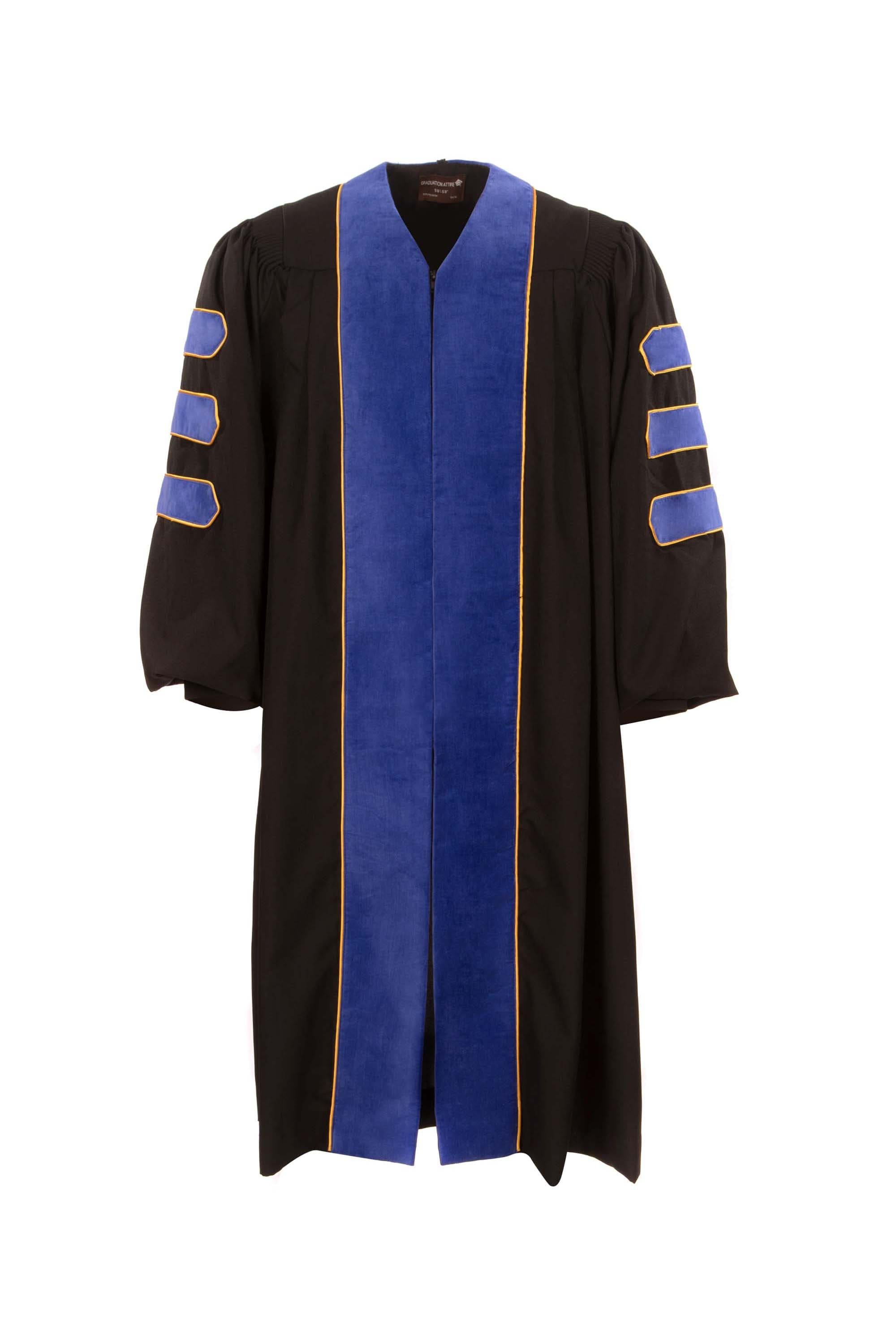 colour_Royal Blue Velvet with Gold Piping