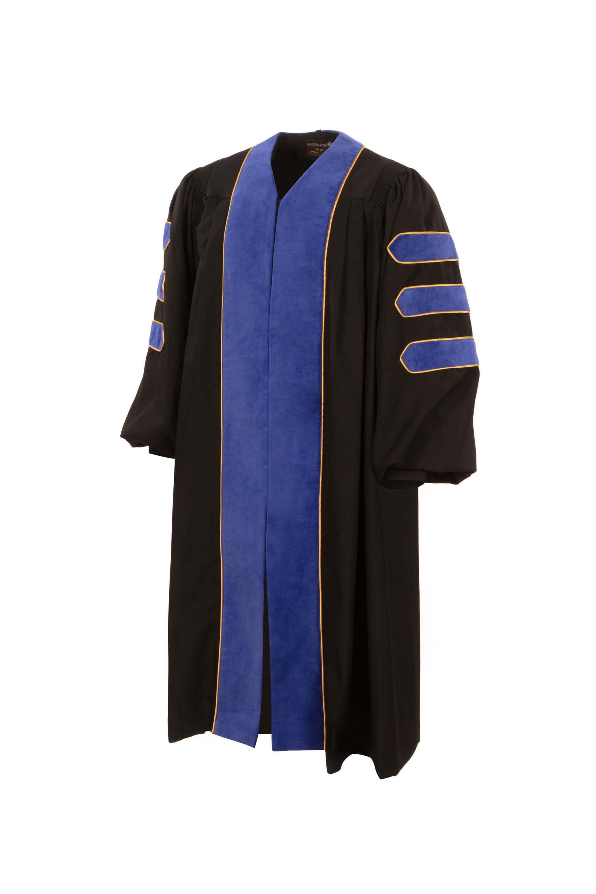 colour_Royal Blue Velvet with Gold Piping