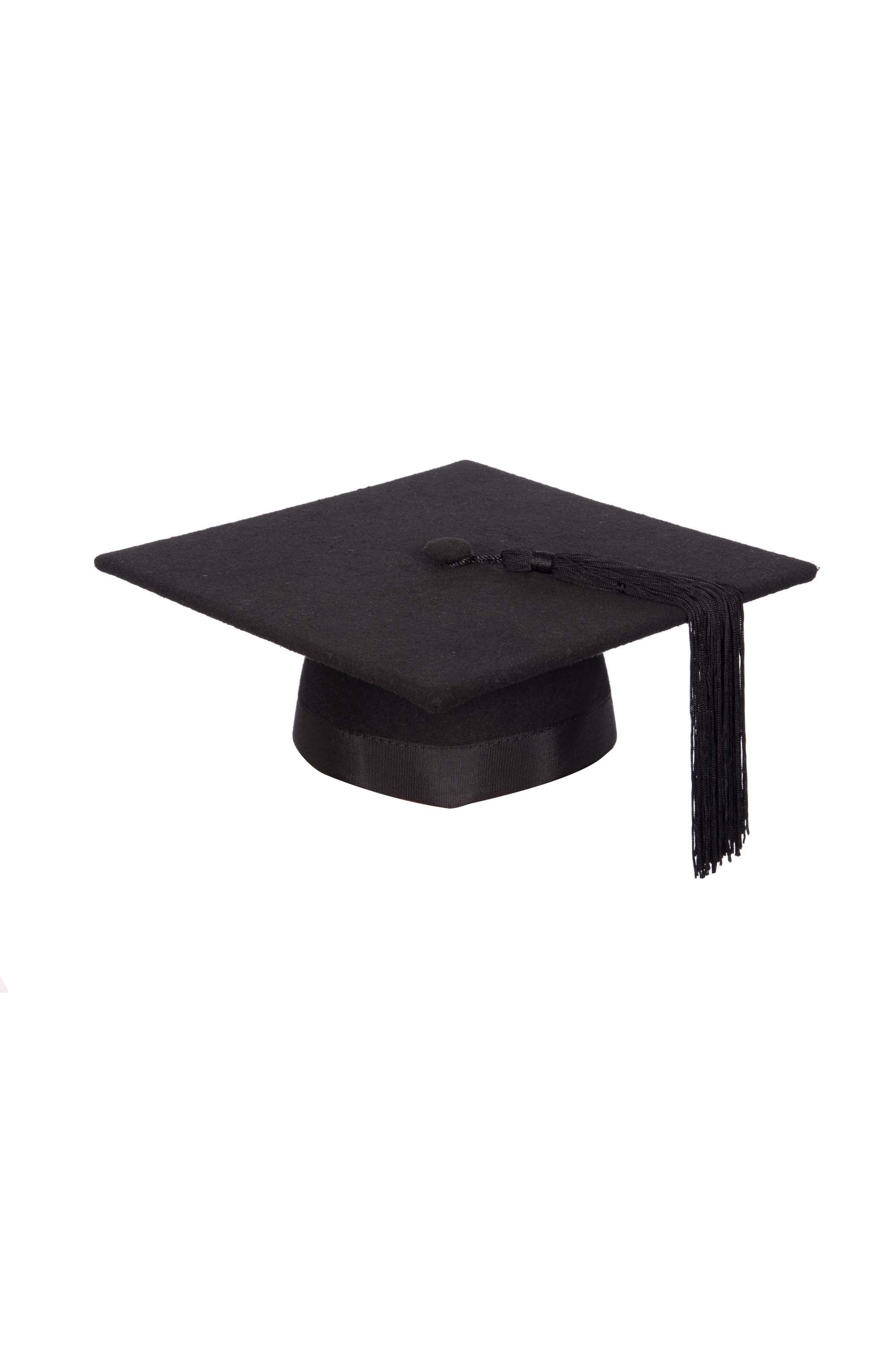 Masters Graduation Gown, Cap & Hood Set