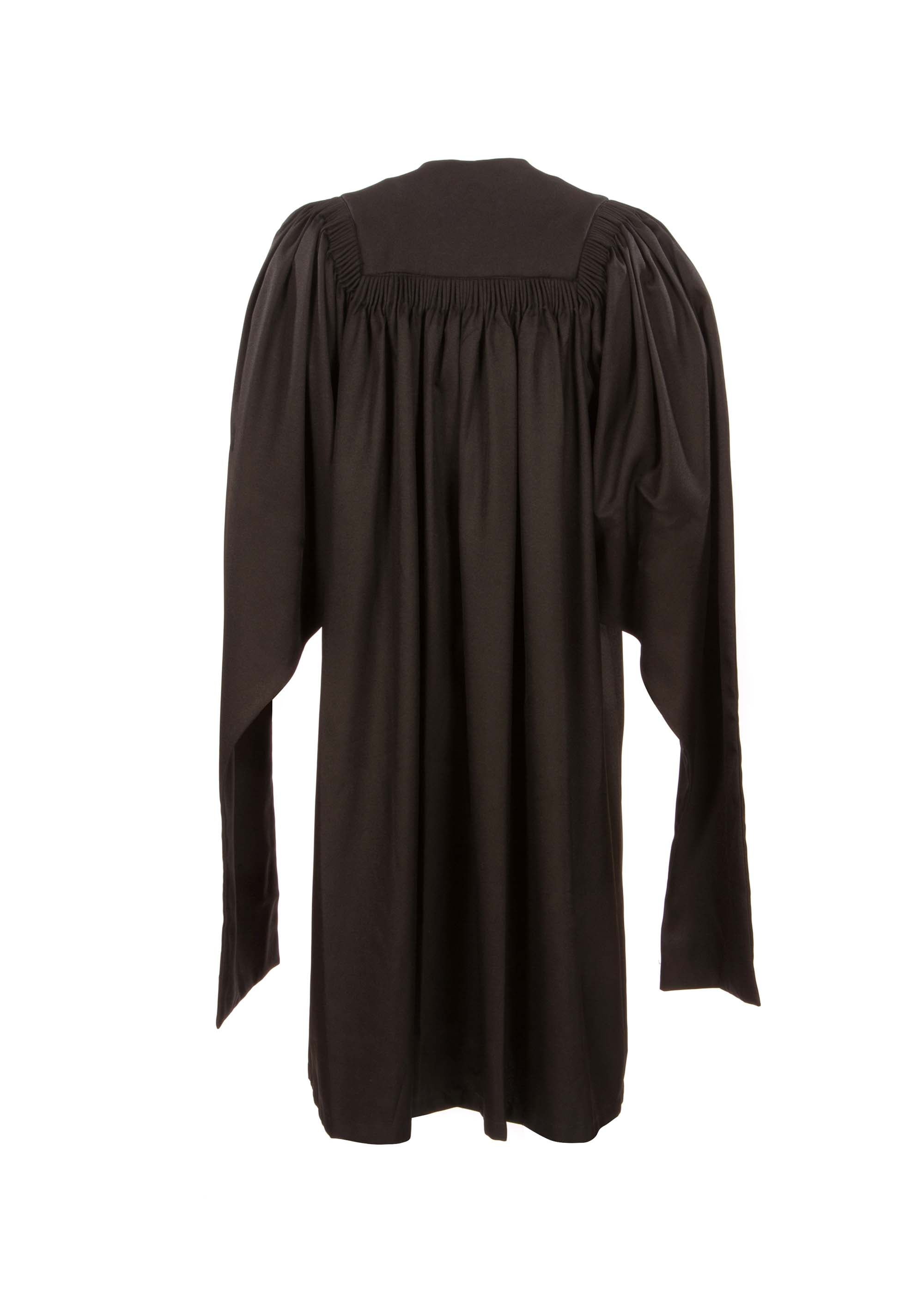 Masters Graduation Gown, Cap & Hood Set