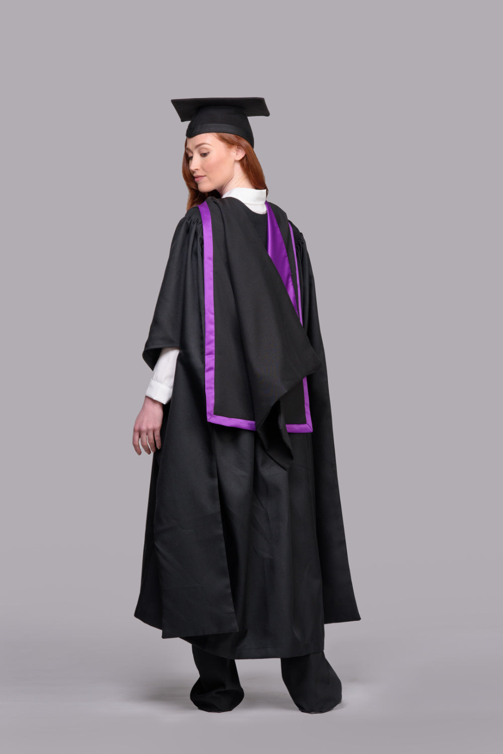 Masters Graduation Gown, Cap & Hood Set