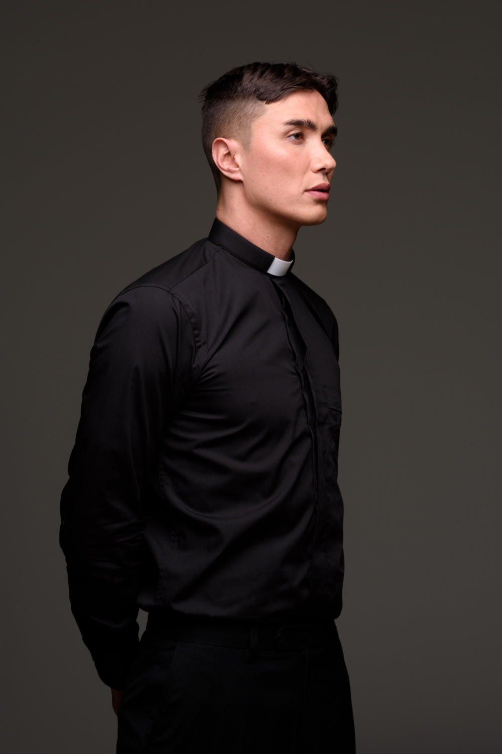 Reliant Men’s Long Sleeved Clergy Shirt