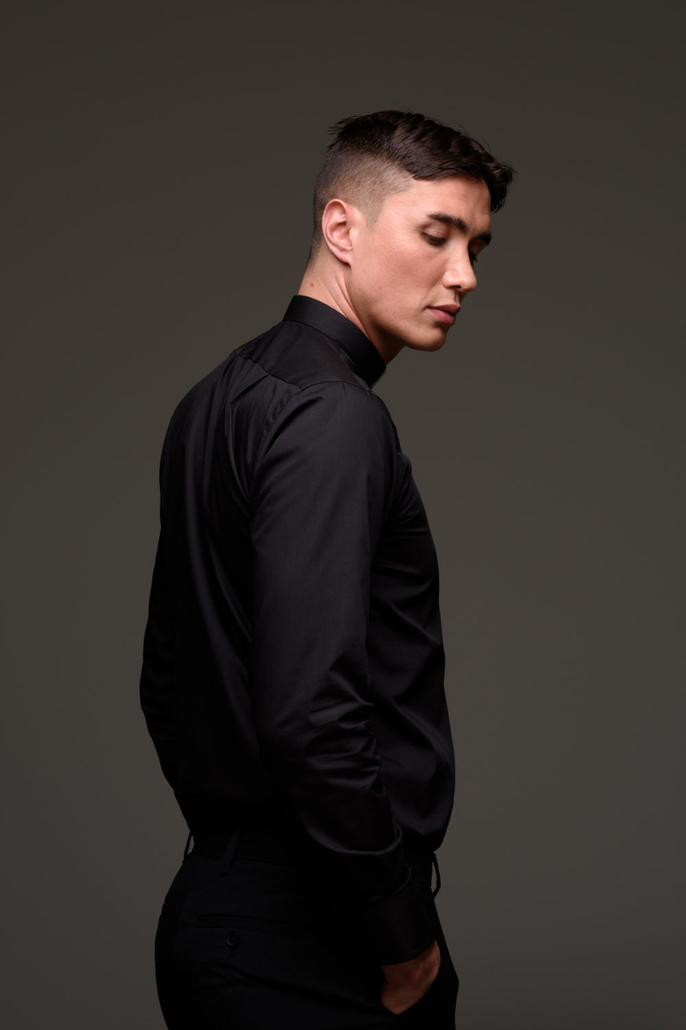 Reliant Men’s Long Sleeved Clergy Shirt