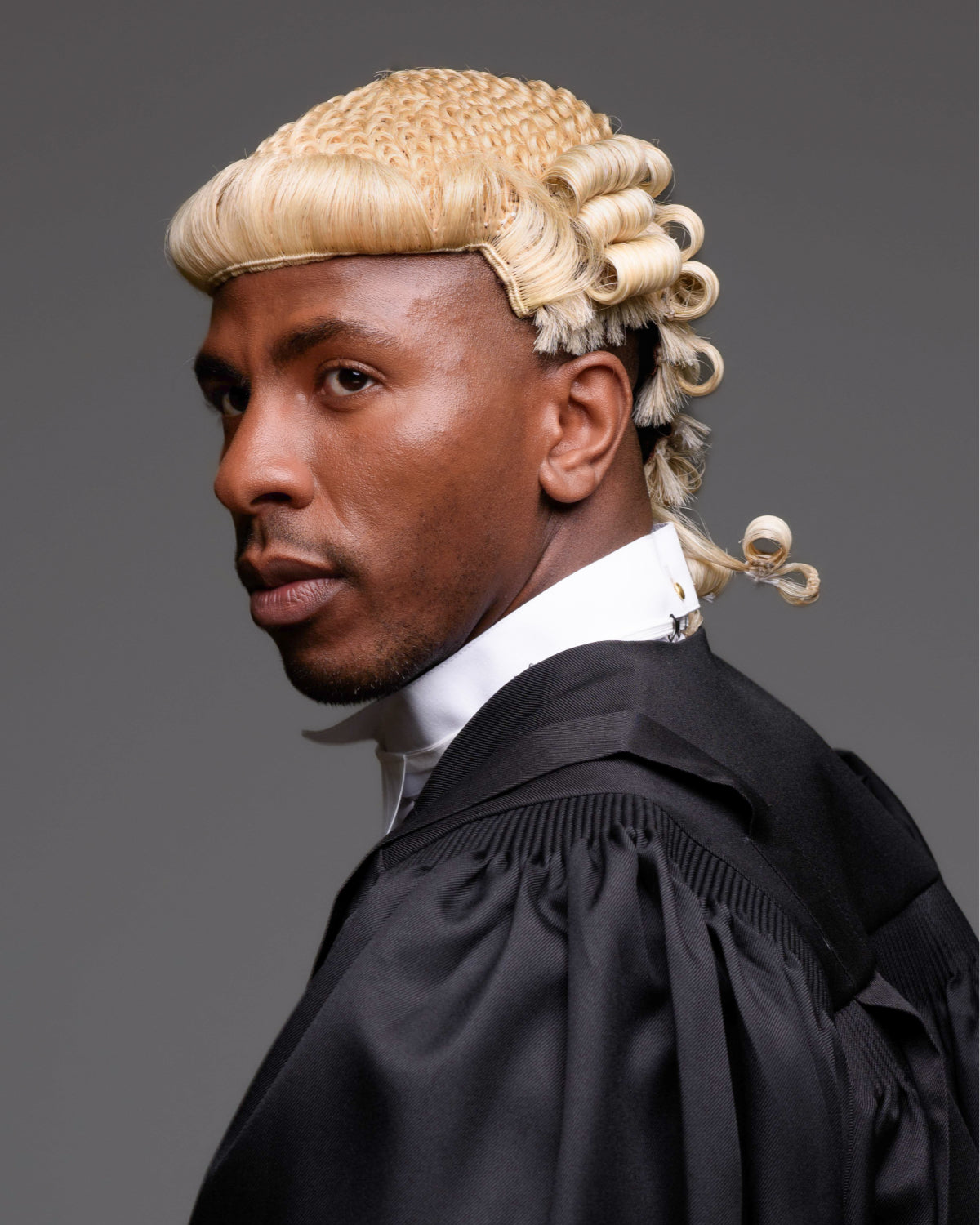 Traditional Blonde Barrister’s Wig - African/Asian Countries