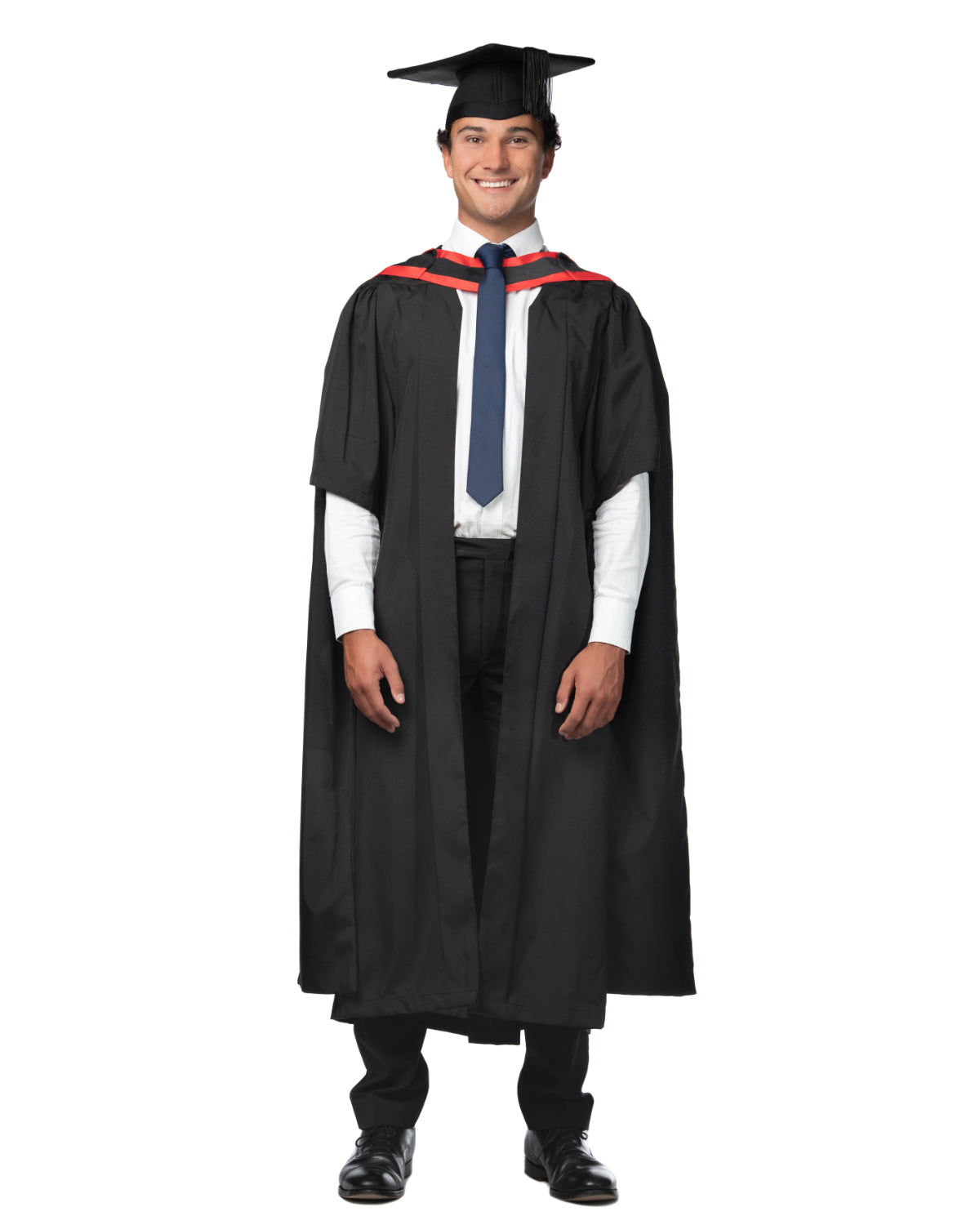Masters Graduation Gown, Cap & Hood Set