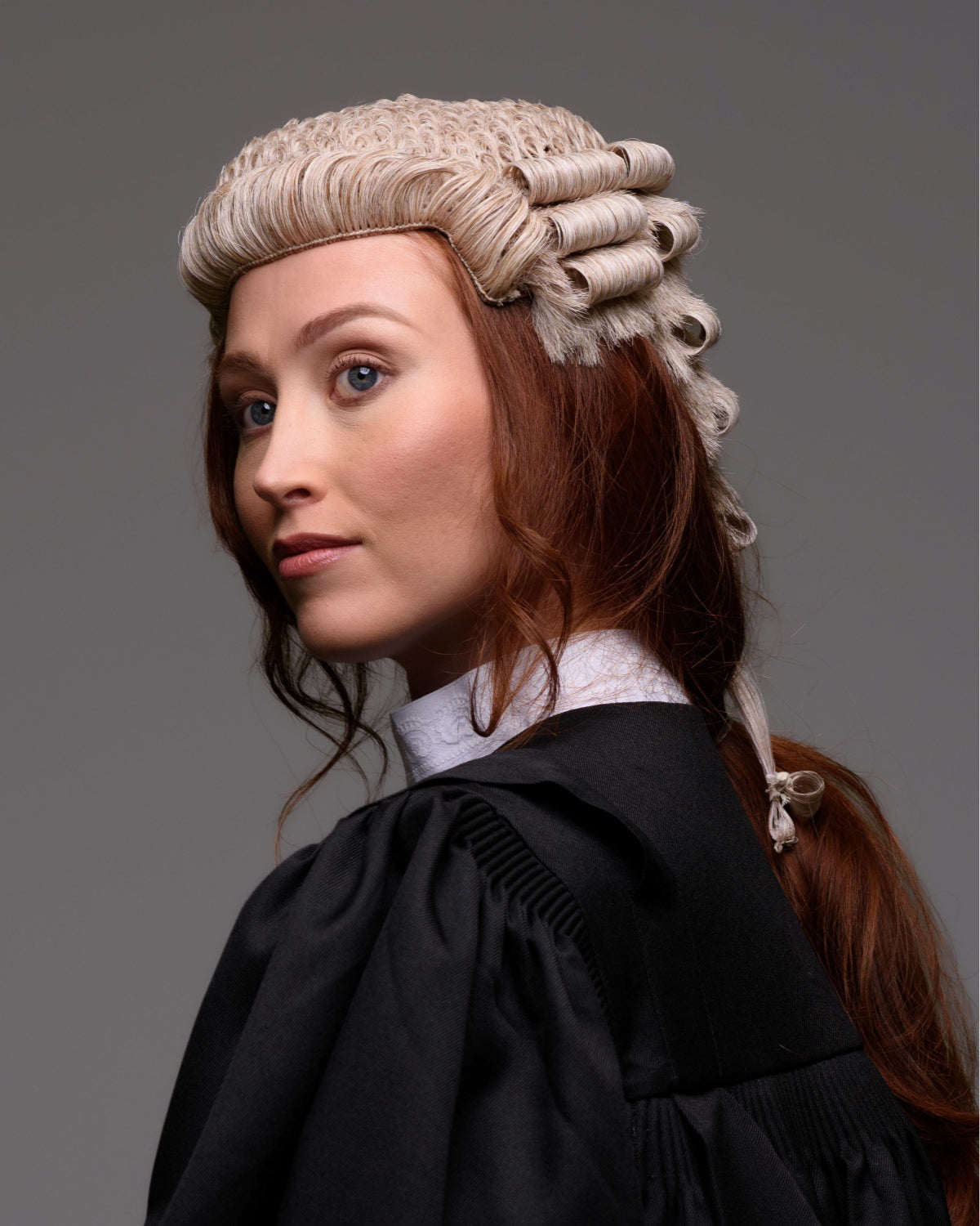 Traditional Barrister’s Wig - Grey & White