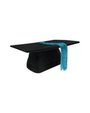 Kingston University Felt Mortarboard with Blue Tassel
