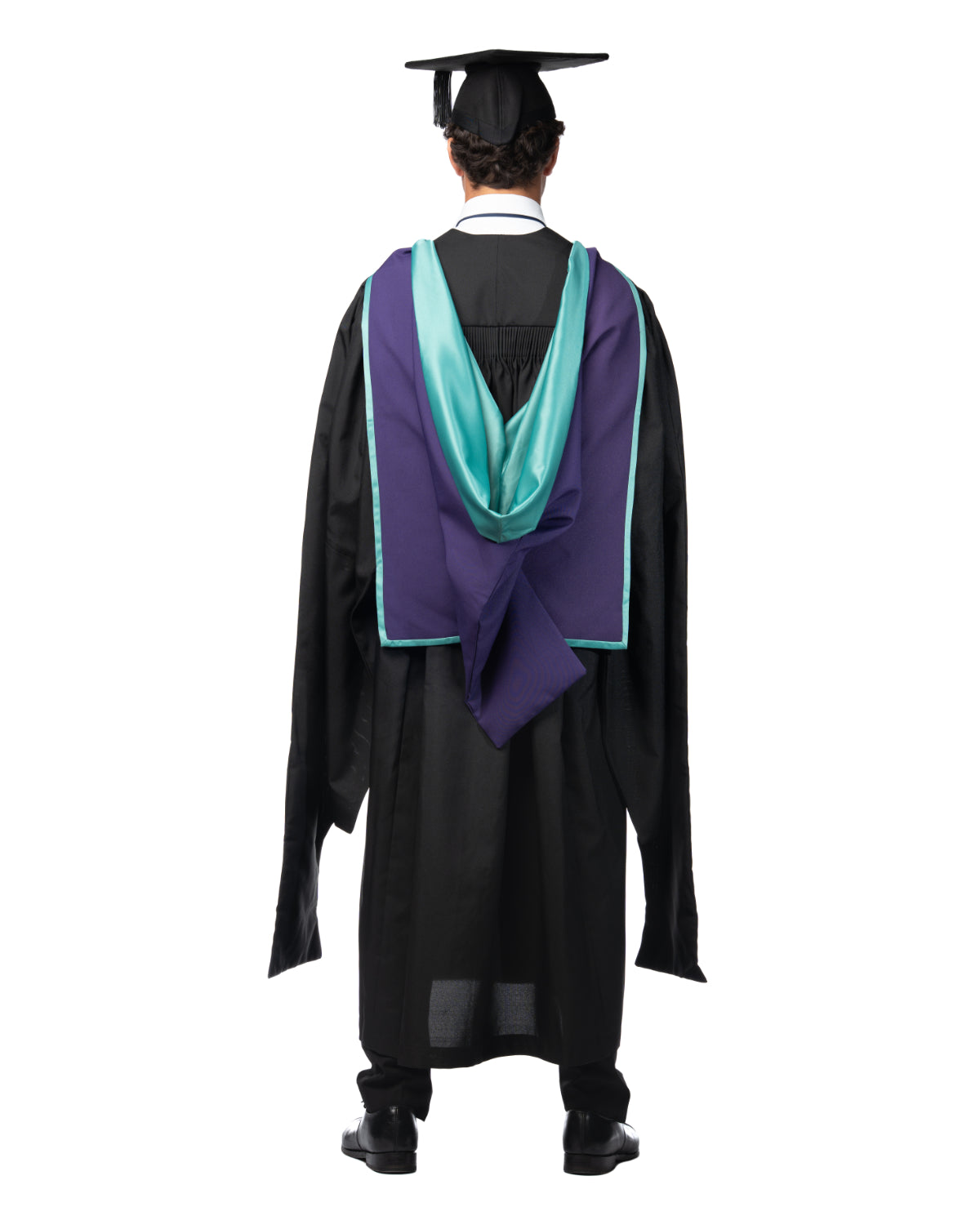 Loughborough University Postgraduate Gown, Hood & Hat Set