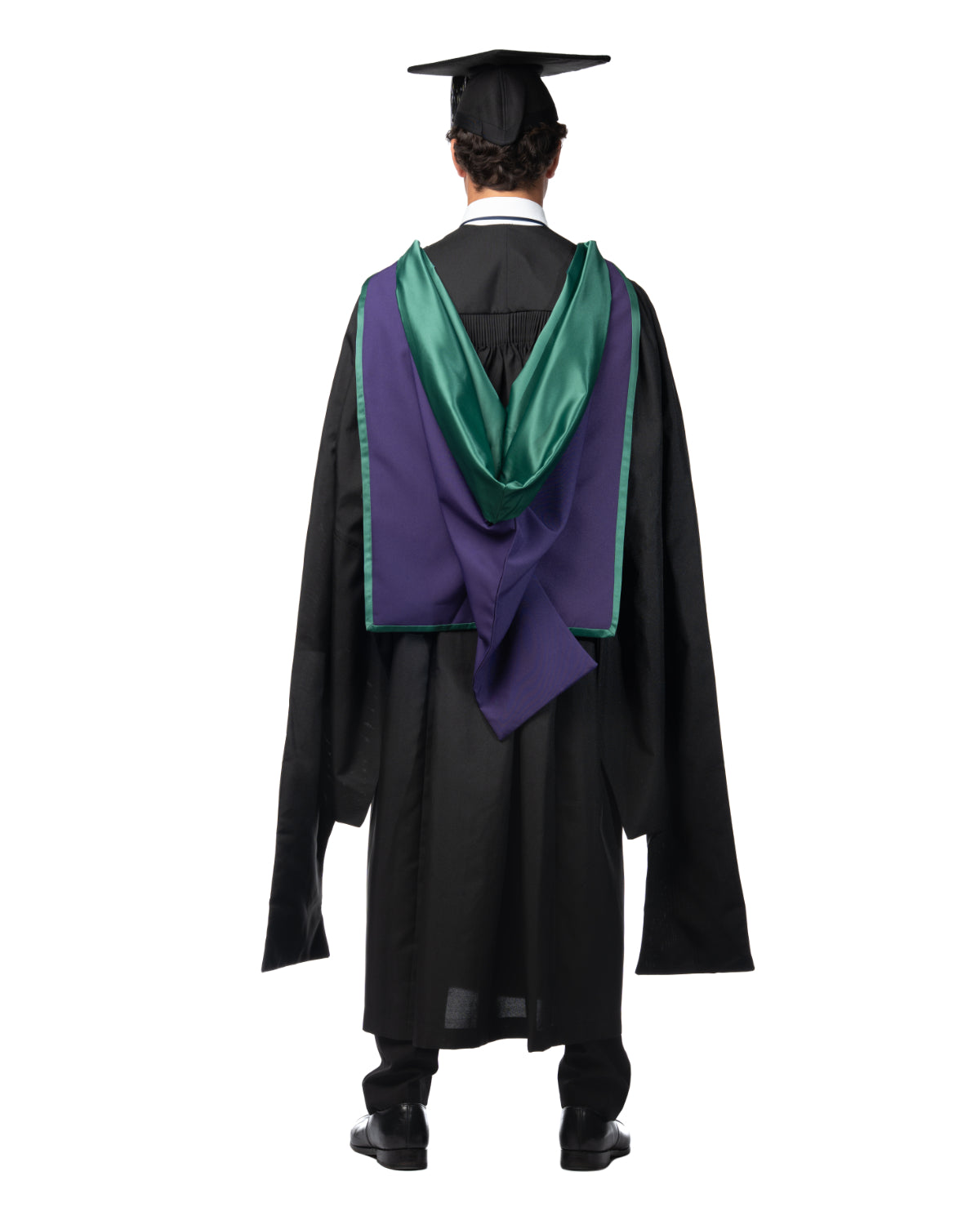 Loughborough University Postgraduate Gown, Hood & Hat Set