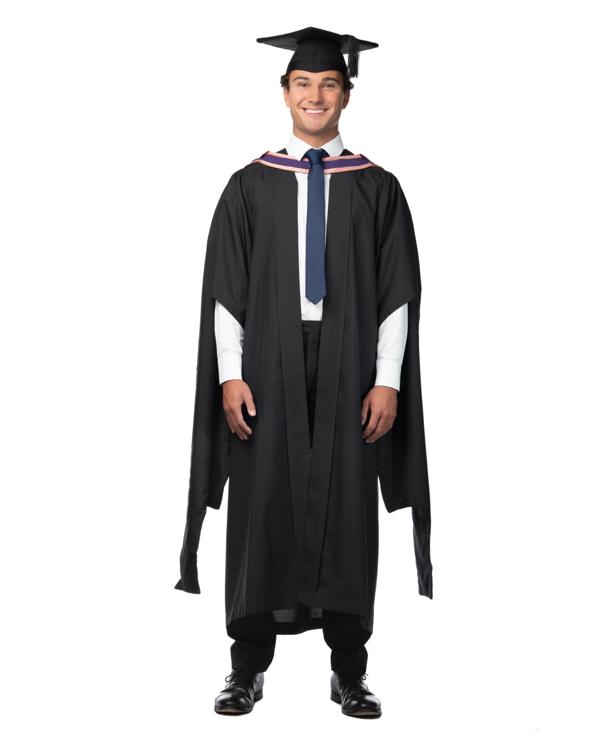 Loughborough University Postgraduate Gown, Hood & Hat Set