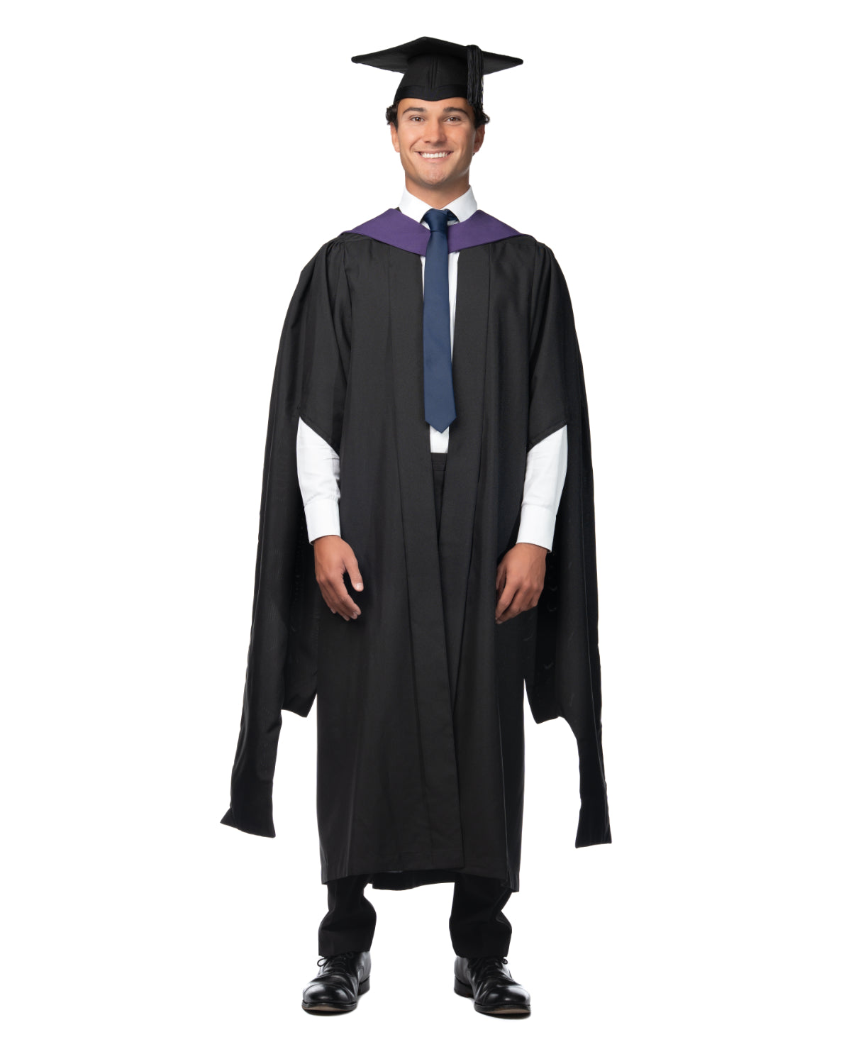 Loughborough University Postgraduate Gown, Hood & Hat Set