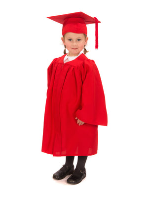 Matte Nursery Graduation Gown and Cap