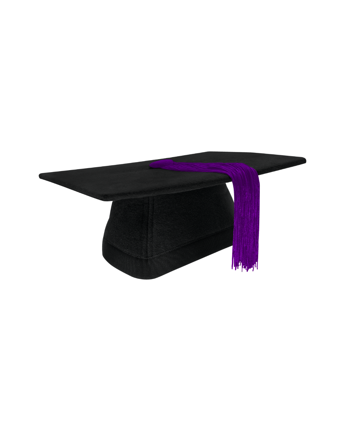 University of Portsmouth Felt Mortarboard with Violet Tassel