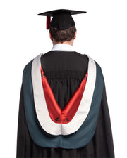 University of Salford Postgraduate Gown, Hood & Hat Set