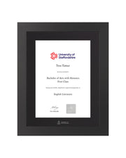 University of Staffordshire | Branded Certificate Display Frame