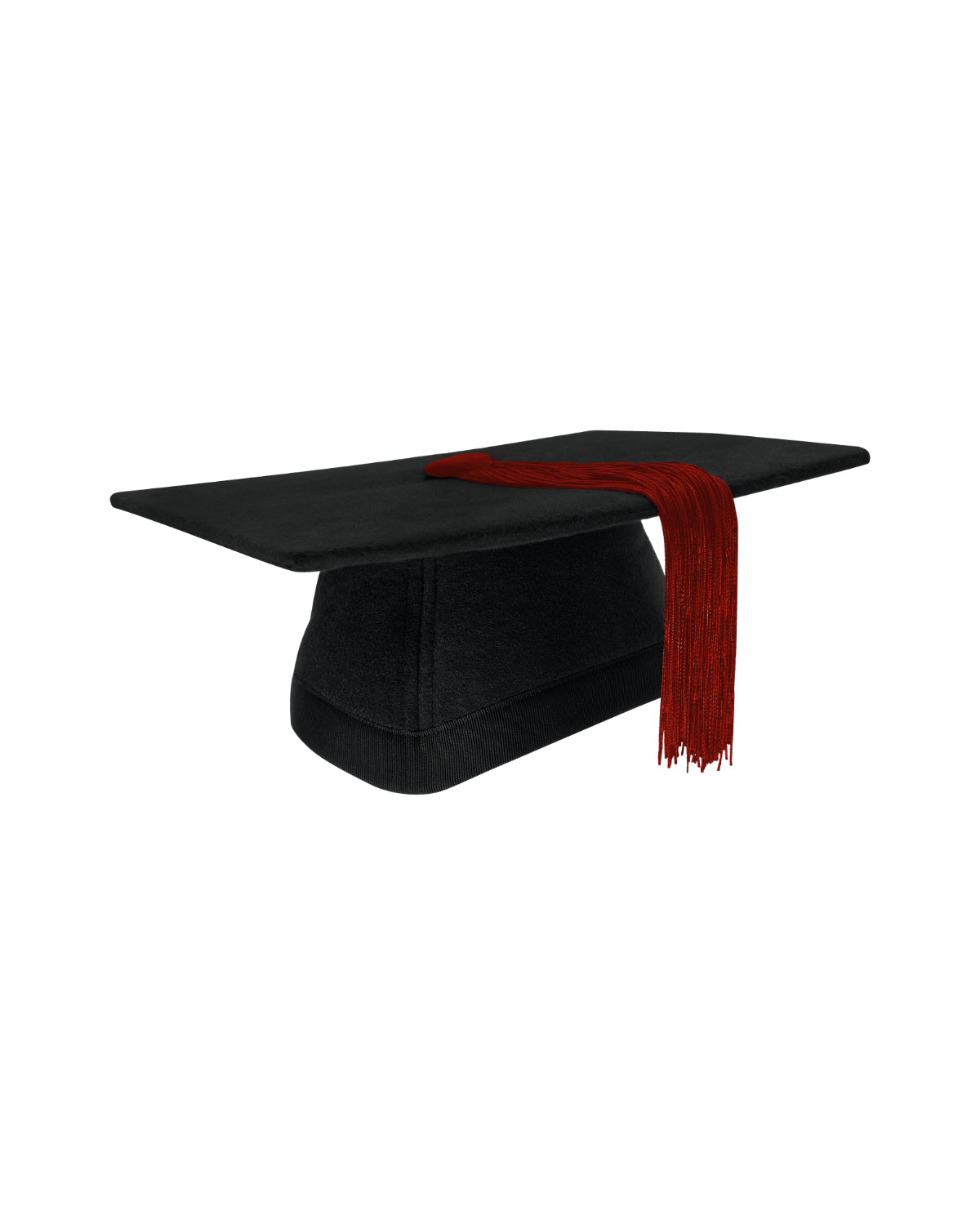 University of Salford Felt Mortarboard with Red Tassel