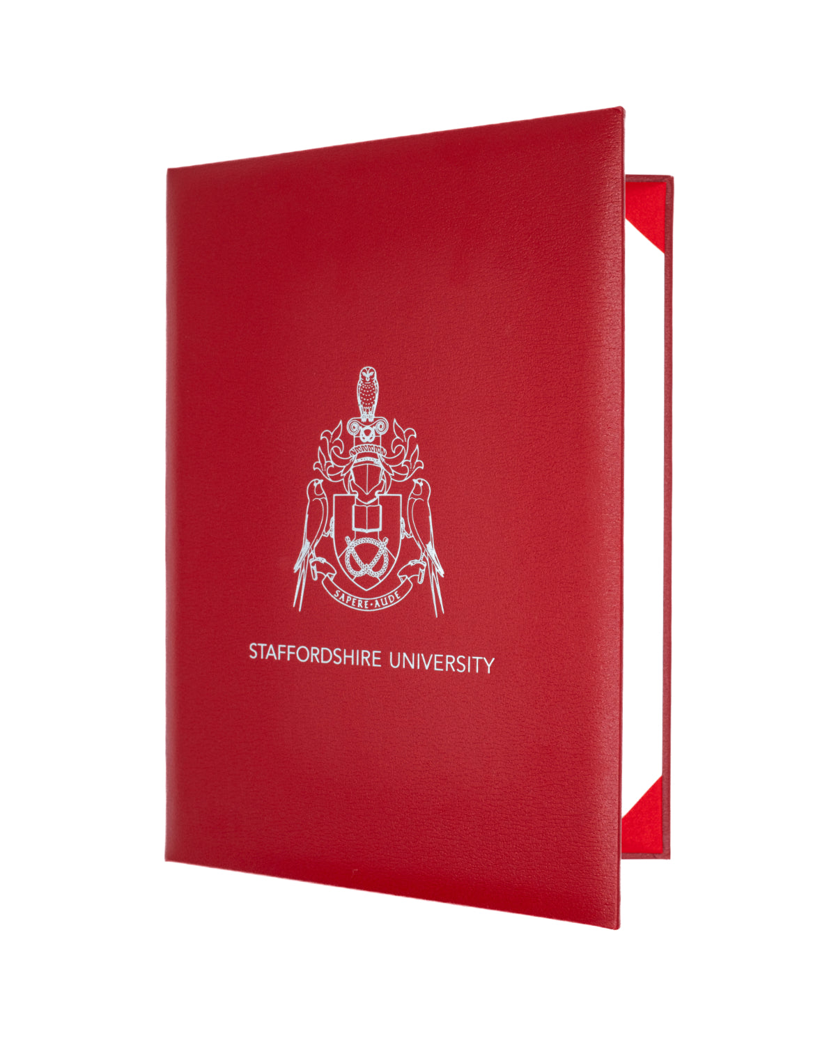 Staffordshire University | Graduate Certificate Folder