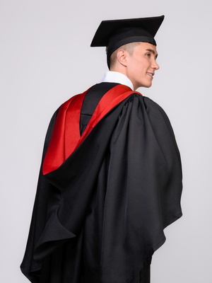 Bachelors Graduation Gown, Cap & Hood Set