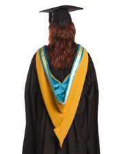 University of Bath Postgraduate Gown, Hood & Hat Set