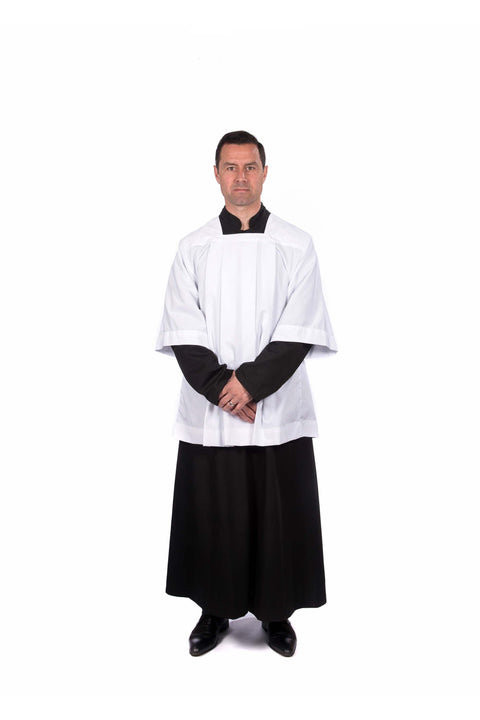 Traditional Choir/Servers Cotta - Pleated or Gathered - Adult