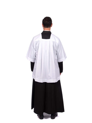 Traditional Choir/Servers Cotta - Pleated or Gathered - Adult