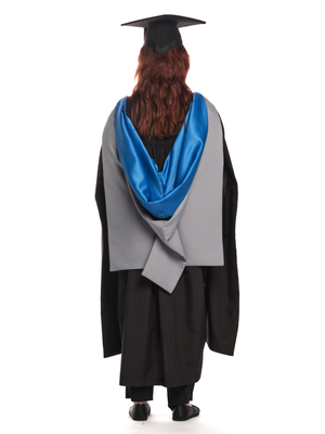 University of Exeter Masters Gown Cap and Hood Set