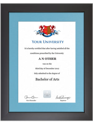 Imperial College London Degree / Certificate Display Frame - Modern Style