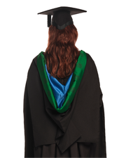 University of Northampton Postgraduate Gown, Hood & Hat Set