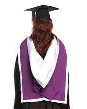 University of Portsmouth Postgraduate Gown, Hood & Hat Set