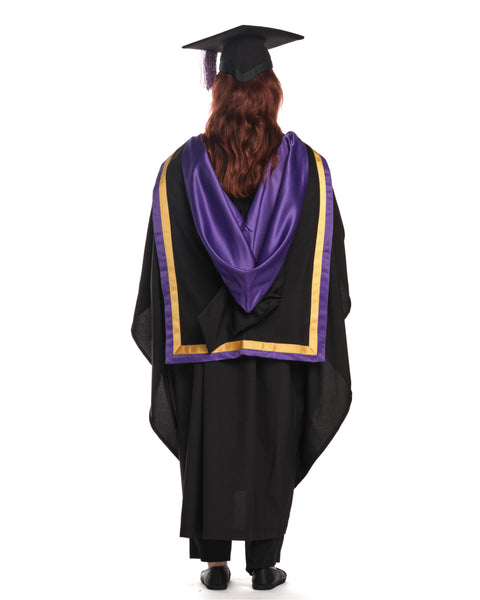 University of Portsmouth | BScEcon & BBA | Bachelor of Science in Economics and Bachelor of Business Administration Gown, Cap and Hood Set