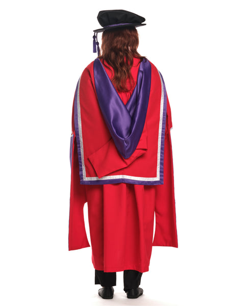University of Portsmouth | PhD | Doctor of Philosophy Gown, Cap and Hood Set