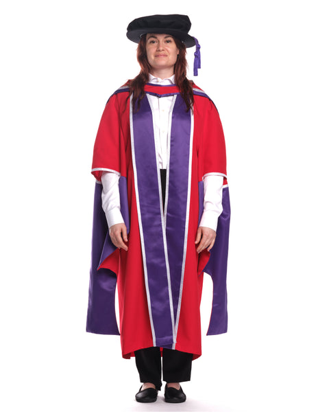 University of Portsmouth | PhD | Doctor of Philosophy Gown, Cap and Hood Set