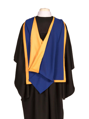 Masters Graduation Gown, Cap & Hood Set