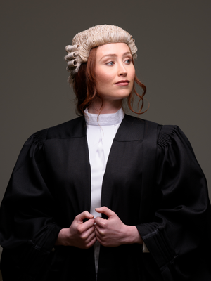 Traditional Barrister’s Wig - Grey & White