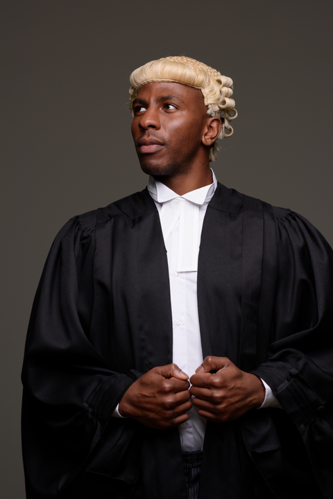 White sales wig barrister