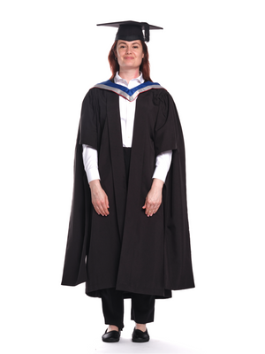 Tailor de Jure - University of Law | Postgraduate Gown, Cap and Hood Set