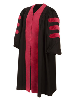 American Doctoral Gown with No Piping